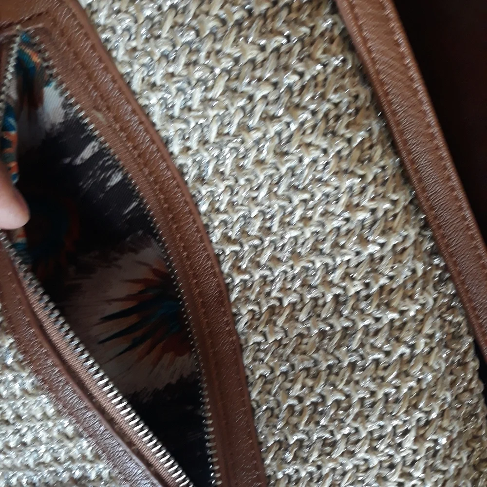 Tan boho purse